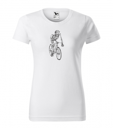 Tricouri biciclisti - Tricou pentru biciclisti, idee de cadou, Skeleton Biker