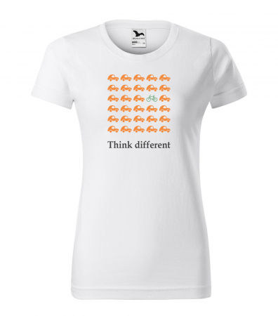 Tricouri biciclisti - Tricou pentru biciclisti, idee de cadou, Think Different