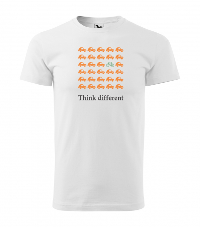 Tricouri biciclisti - Tricou pentru biciclisti, idee de cadou, Think Different