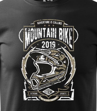Tricou pentru biciclisti MTB, idee de cadou, Action is Calling Mountain Bike [1]
