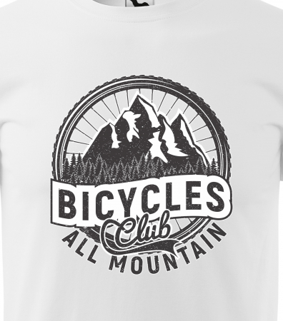 Tricou pentru biciclisti MTB, idee de cadou, Bicycles Club All Mountain [1]