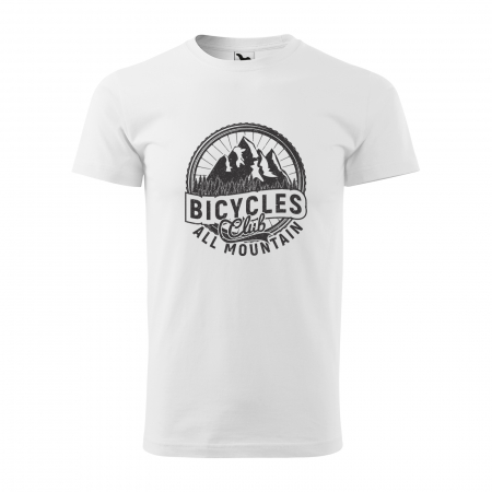 Tricouri biciclisti MTB - Tricou pentru biciclisti MTB, idee de cadou, Bicycles Club All Mountain