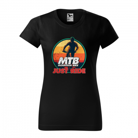 Tricouri biciclisti MTB - Tricou pentru biciclisti MTB, idee de cadou, Just Ride MTB