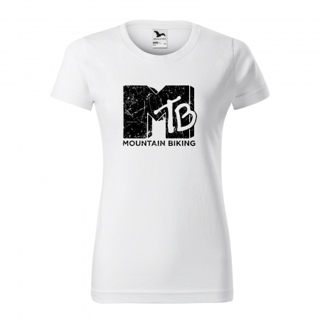 Tricouri biciclisti MTB - Tricou pentru biciclisti MTB, idee de cadou, MTB logo Mountain Biking