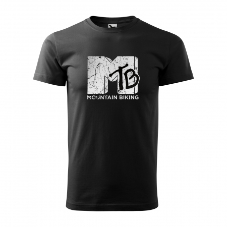Tricouri biciclisti - Tricou pentru biciclisti MTB, idee de cadou, MTB logo Mountain Biking