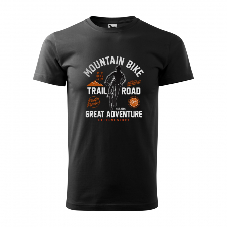 Tricouri biciclisti - Tricou pentru biciclisti MTB, idee de cadou, Trail Road Great Adventure