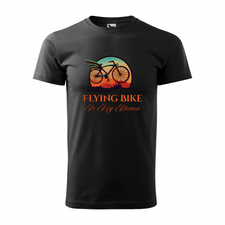 Tricouri biciclisti - Tricou pentru biciclisti pasionati, idee de cadou, A Flying Bike is my Dream