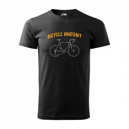 Tricouri biciclisti - Tricou pentru biciclisti pasionati, idee de cadou, Bicycle Anatomy