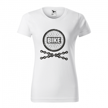 Tricouri biciclisti - Tricou pentru biciclisti pasionati, idee de cadou, Bike Bones Wheels and Chains