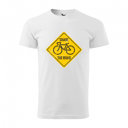 Tricouri biciclisti - Tricou pentru biciclisti pasionati, idee de cadou, Bike Sign Share the Road