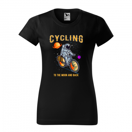 Tricouri biciclisti - Tricou pentru biciclisti pasionati, idee de cadou, Cycling to the Moon and Back