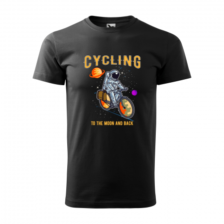 Tricouri biciclisti - Tricou pentru biciclisti pasionati, idee de cadou, Cycling to the Moon and Back