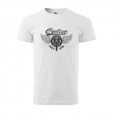 Tricouri biciclisti - Tricou pentru biciclisti pasionati, idee de cadou, Cyclist Just Spin Wings