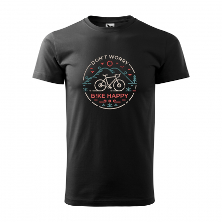 Tricouri biciclisti - Tricou pentru biciclisti pasionati, idee de cadou, Dont Worry Bike Happy
