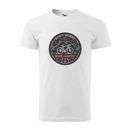 Tricouri biciclisti - Tricou pentru biciclisti pasionati, idee de cadou, Dont Worry Bike Happy