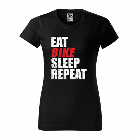 Tricouri biciclisti - Tricou pentru biciclisti pasionati, idee de cadou, Eat Bike Sleep Repeat