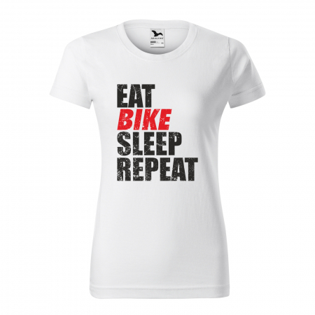 Tricouri biciclisti - Tricou pentru biciclisti pasionati, idee de cadou, Eat Bike Sleep Repeat