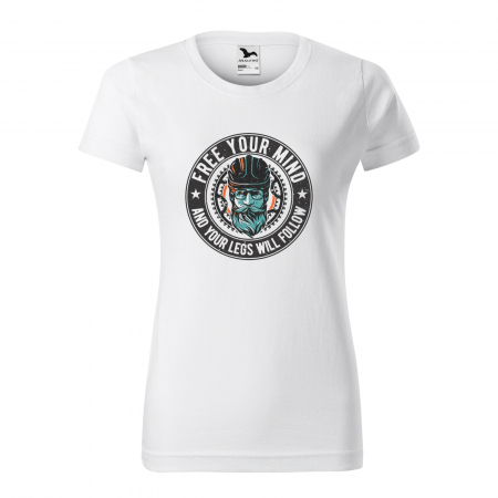 Tricouri biciclisti - Tricou pentru biciclisti pasionati, idee de cadou, Free You Mind and The Legs Will Follow