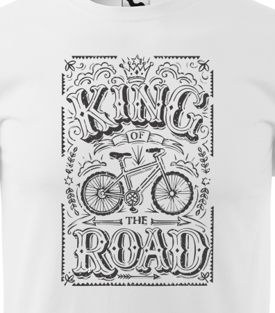 Tricou pentru biciclisti pasionati, idee de cadou, King of the Road [1]