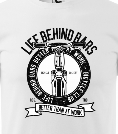 Tricou pentru biciclisti pasionati, idee de cadou, Life Behind [1]