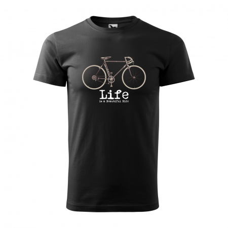 Tricouri biciclisti - Tricou pentru biciclisti pasionati, idee de cadou, Life is a Beautiful Ride