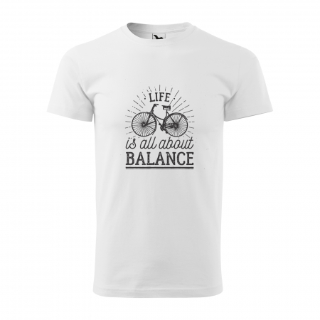 Tricouri biciclisti - Tricou pentru biciclisti pasionati, idee de cadou, Life is All About Balance