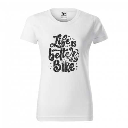 Tricouri biciclisti - Tricou pentru biciclisti pasionati, idee de cadou, Life is Better on a Bicycle