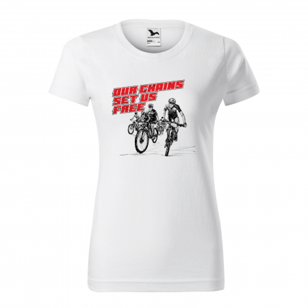 Tricouri biciclisti - Tricou pentru biciclisti pasionati, idee de cadou, Our Chains Set us Free