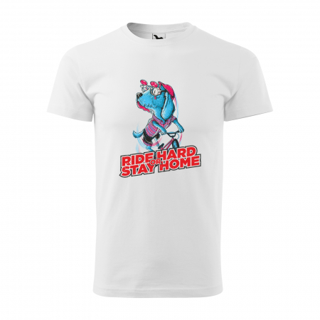 Tricouri biciclisti - Tricou pentru biciclisti pasionati, idee de cadou, Ride Hard or Stay Home