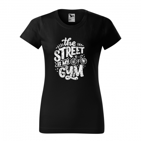 Tricouri biciclisti - Tricou pentru biciclisti pasionati, idee de cadou, The Street is my Gym