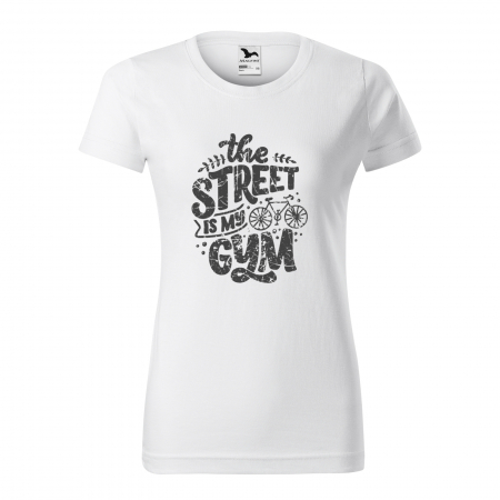 Tricouri biciclisti - Tricou pentru biciclisti pasionati, idee de cadou, The Street is my Gym