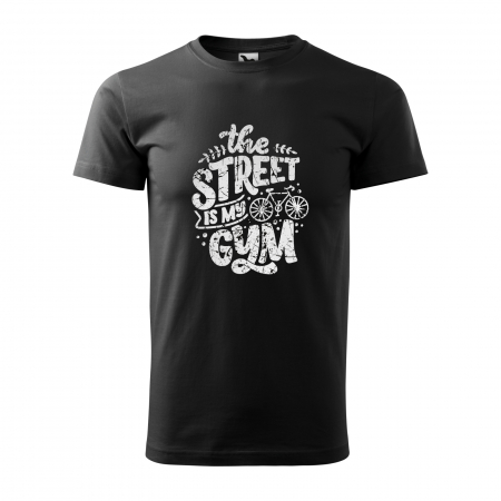 Tricouri biciclisti - Tricou pentru biciclisti pasionati, idee de cadou, The Street is my Gym