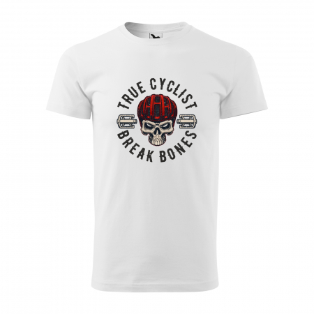 Tricouri biciclisti - Tricou pentru biciclisti pasionati, idee de cadou, True Cyclist Break Bones
