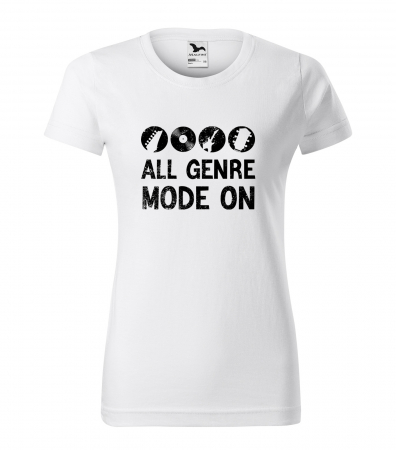 Tricouri music is life - Tricou pentru cei pasionati de muzica, cadoul perfect, All Genre Mode ON