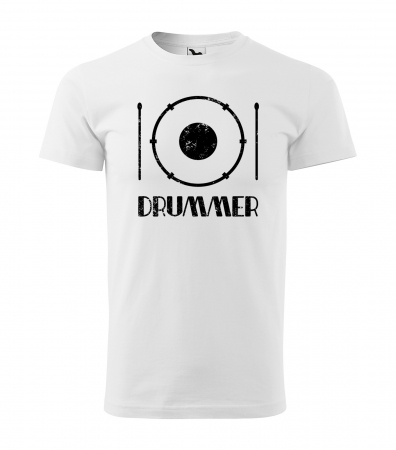 Tricouri music is life - Tricou pentru cei pasionati de muzica, cadoul perfect, Drummer