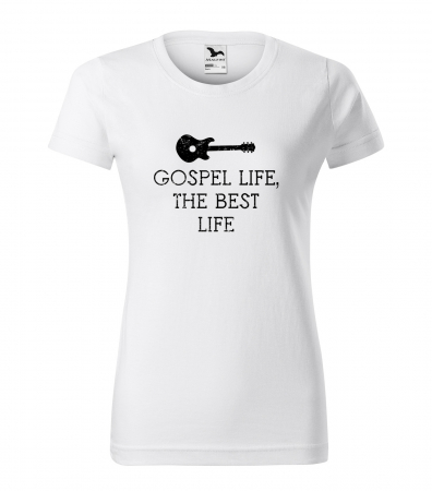 Tricouri music is life - Tricou pentru cei pasionati de muzica, cadoul perfect, Gospel Life, The Best Life