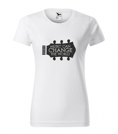 Tricouri music is life - Tricou pentru cei pasionati de muzica, cadoul perfect, Music Can Change The World