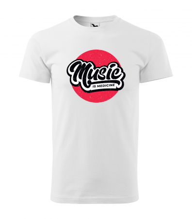 Tricouri music is life - Tricou pentru cei pasionati de muzica, cadoul perfect, Music is Medicine