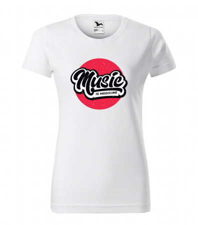 Tricouri music is life - Tricou pentru cei pasionati de muzica, cadoul perfect, Music is Medicine