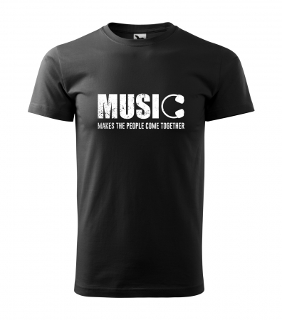 Tricouri music is life - Tricou pentru cei pasionati de muzica, cadoul perfect, Music Makes People Come Together