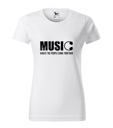 Tricouri music is life - Tricou pentru cei pasionati de muzica, cadoul perfect, Music Makes People Come Together