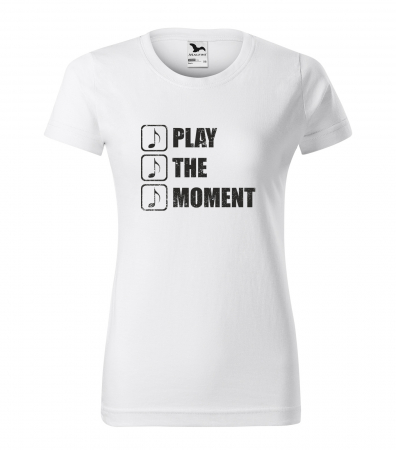 Tricouri music is life - Tricou pentru cei pasionati de muzica, cadoul perfect, Play The Moment