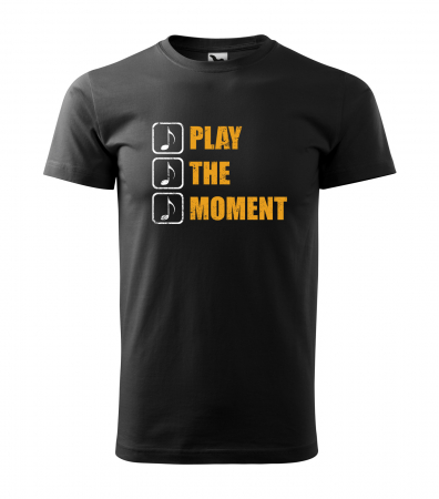Tricouri music is life - Tricou pentru cei pasionati de muzica, cadoul perfect, Play The Moment