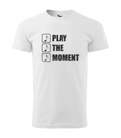 Tricouri music is life - Tricou pentru cei pasionati de muzica, cadoul perfect, Play The Moment