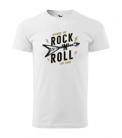 Tricouri music is life - Tricou pentru cei pasionati de muzica, cadoul perfect, Power of Rock'n Roll