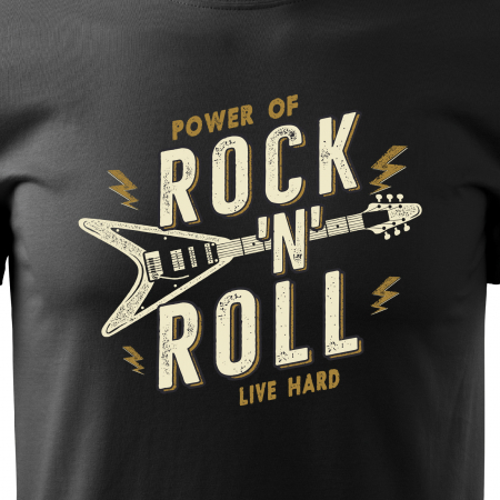 Tricou pentru cei pasionati de muzica, cadoul perfect, Power of Rock'n Roll [1]
