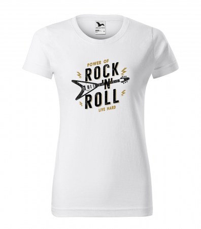 Tricouri music is life - Tricou pentru cei pasionati de muzica, cadoul perfect, Power of Rock'n Roll
