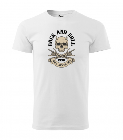 Tricouri music is life - Tricou pentru cei pasionati de muzica, cadoul perfect, Rock And Roll Will Never Die