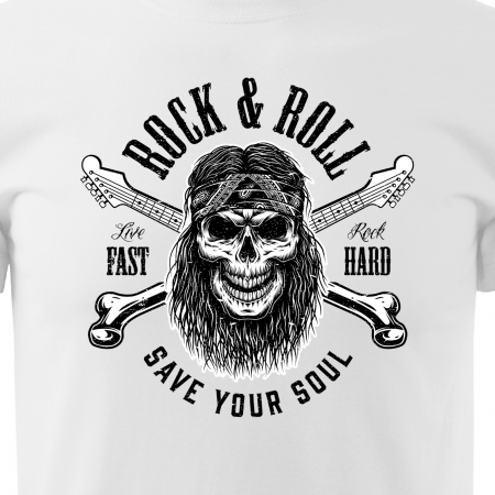 Tricou pentru cei pasionati de muzica, cadoul perfect, Save Your Rock'N'Roll Soul [1]