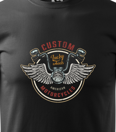 Tricou pentru motociclisti, bikeri, American Custom 2 [1]